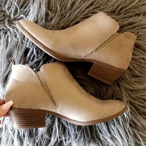 Suede Booties 7.5